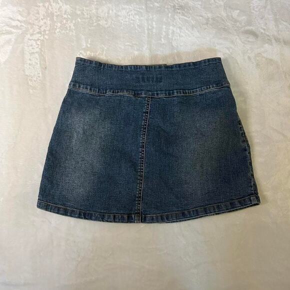 2000s denim mini skirt - Picture 4 of 5